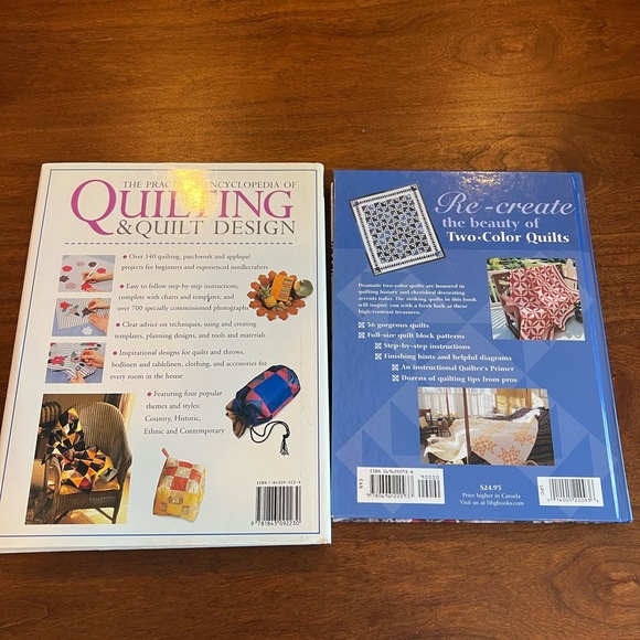 2 Hardcover quilting books - Picture 2 of 2